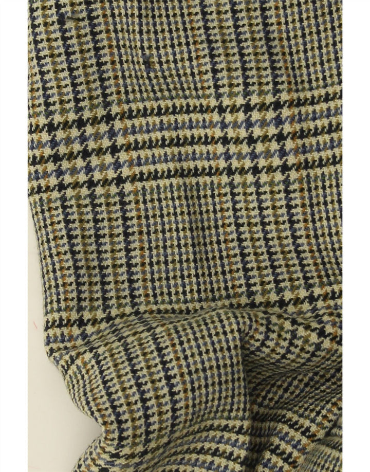 HUGO BOSS Herren-Blazer mit 2 Knöpfen, Gr. 40, groß, grüner Hahnentrittmuster