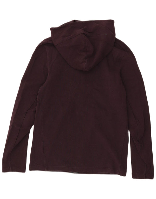 Nike Herren Zip Hoodie Pullover XS Burgund Baumwolle