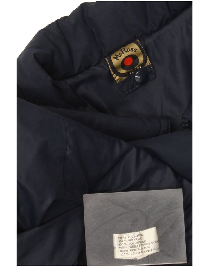 MC Ross Damen Wattierte Jacke UK 8 Small Marineblau Polyamid
