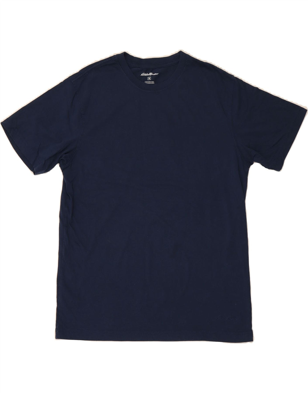 EDDIE BAUER Mens T-Shirt Top Medium Navy Blue Cotton Vintage Eddie Bauer and Second-Hand Eddie Bauer from Messina Hembry 