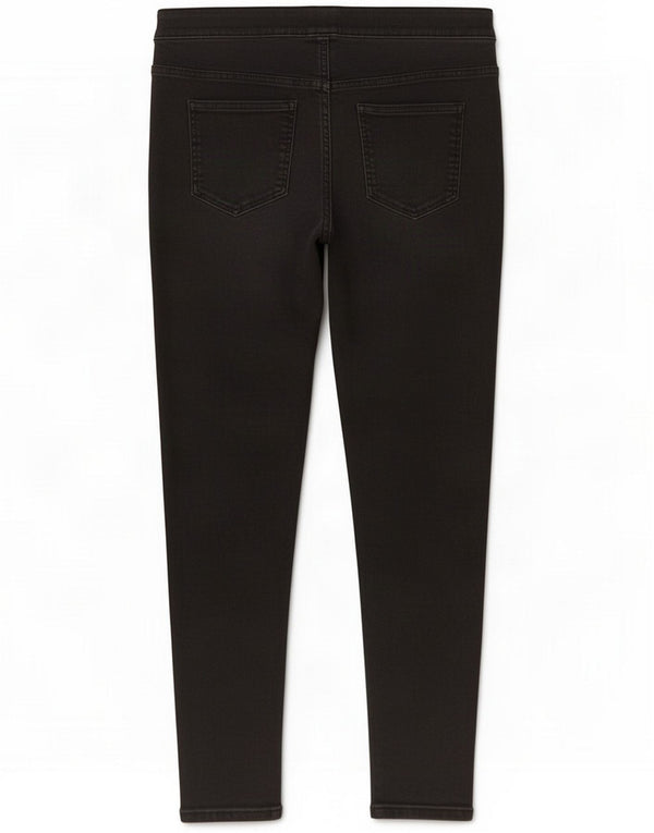 Marks & Spencer Damen Jegging Jeans UK 14 Medium W30 L24 Schwarz Baumwolle