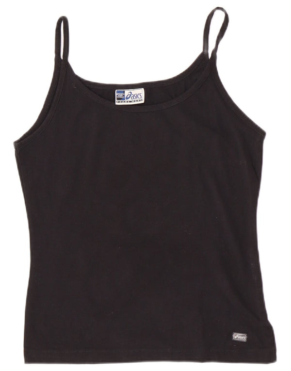 Asics Regular Cami Top für Mädchen, 13–14 Jahre, Größe L, Schwarz, Baumwolle