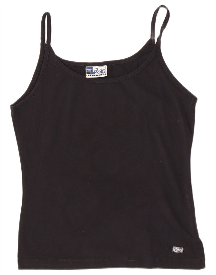 Asics Regular Cami Top für Mädchen, 13–14 Jahre, Größe L, Schwarz, Baumwolle