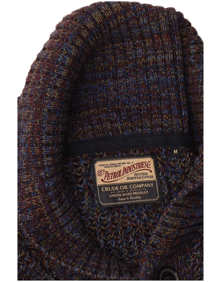 Petrol Industries Herren-Strickjacke, mittelgroß, Marineblau meliert