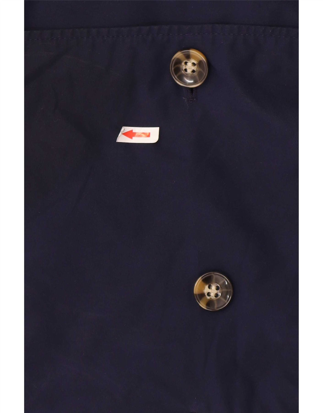 Marks & Spencer Damen Kurzer Trenchcoat UK 14 Large Marineblau Polyester