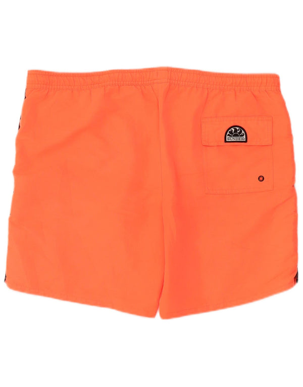 Sundek Mens Swimming Shorts XL  Orange Polyester