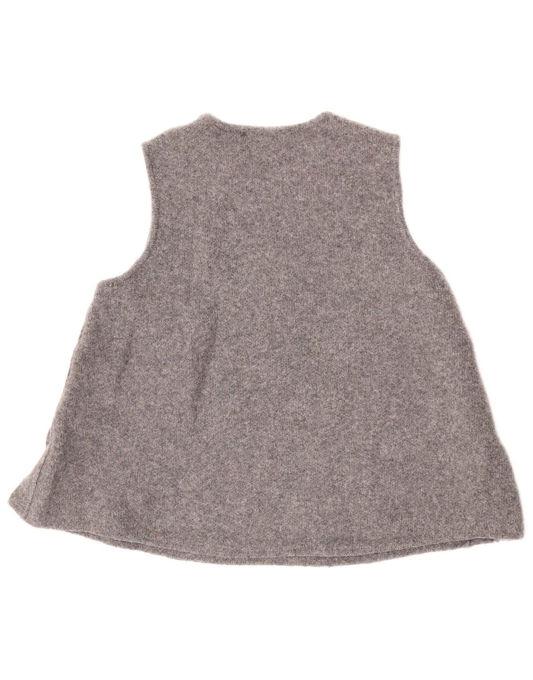 Zara Damen Weste Tank Top UK 10 Small Graue Wolle