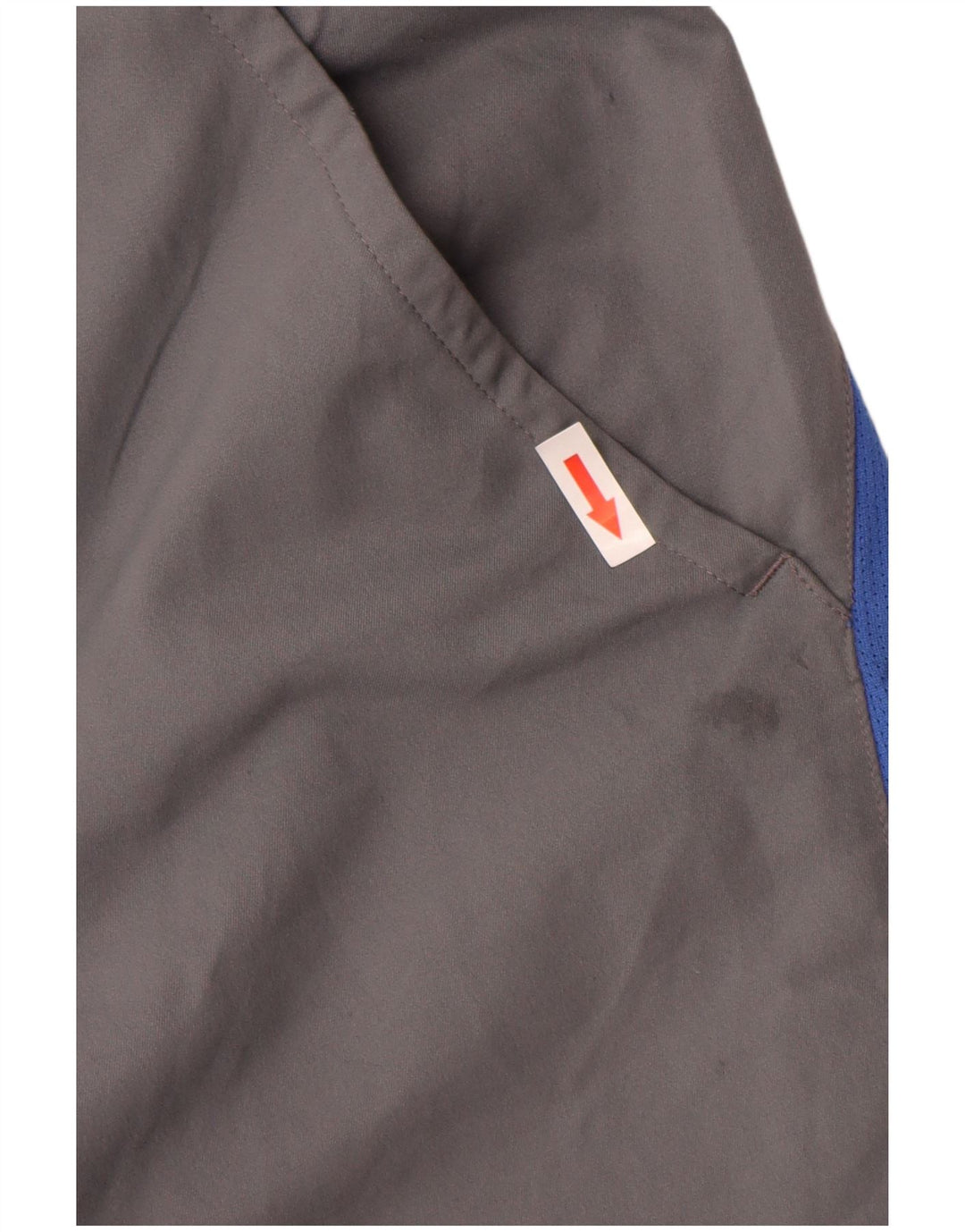 Nike Herren-Bermuda-Sportshorts aus mittelgrauem Colourblock-Polyester