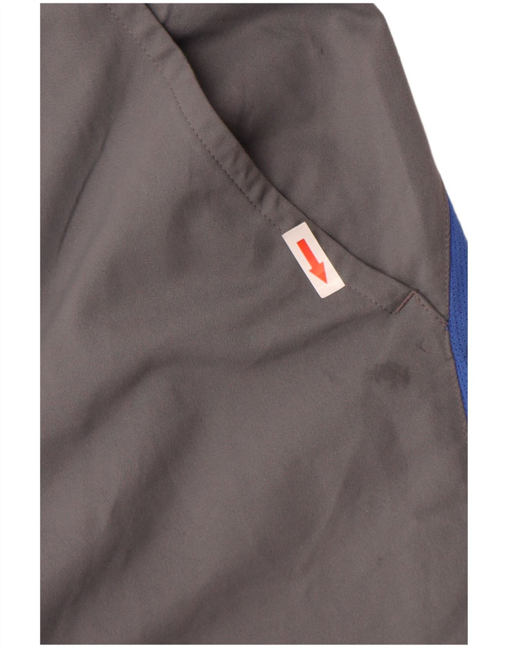 Nike Herren-Bermuda-Sportshorts aus mittelgrauem Colourblock-Polyester