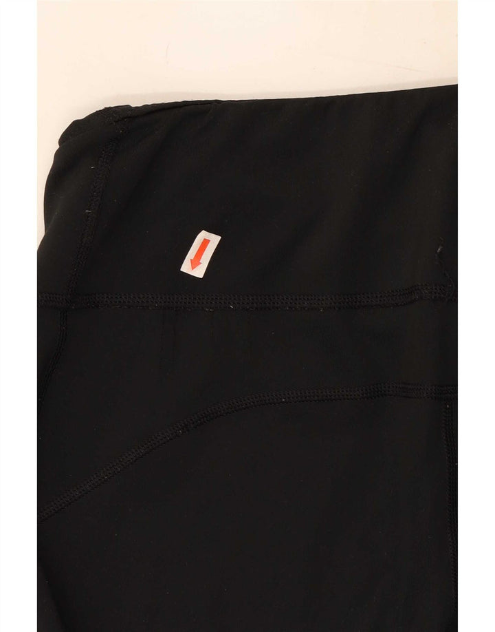 Adidas Damen Climalite Leggings UK 12 Medium Schwarz Polyester