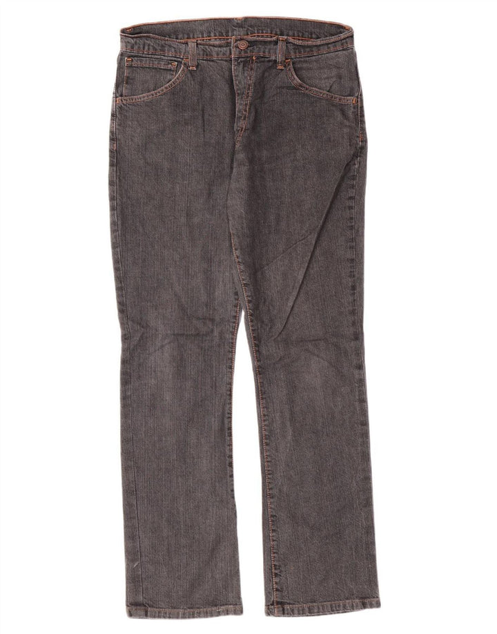 LEVI'S Damen 525 Straight Jeans W32 L30 Graue Baumwolle