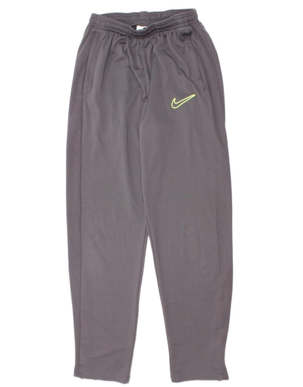 Nike Dri Fit-Trainingshose für Jungen, 13–14 Jahre, W27 L27, graues Polyester