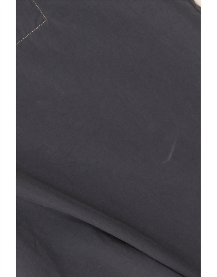 ADIDAS Herren Kurzarmhemd UK 46/48 XL Marineblau Polyester