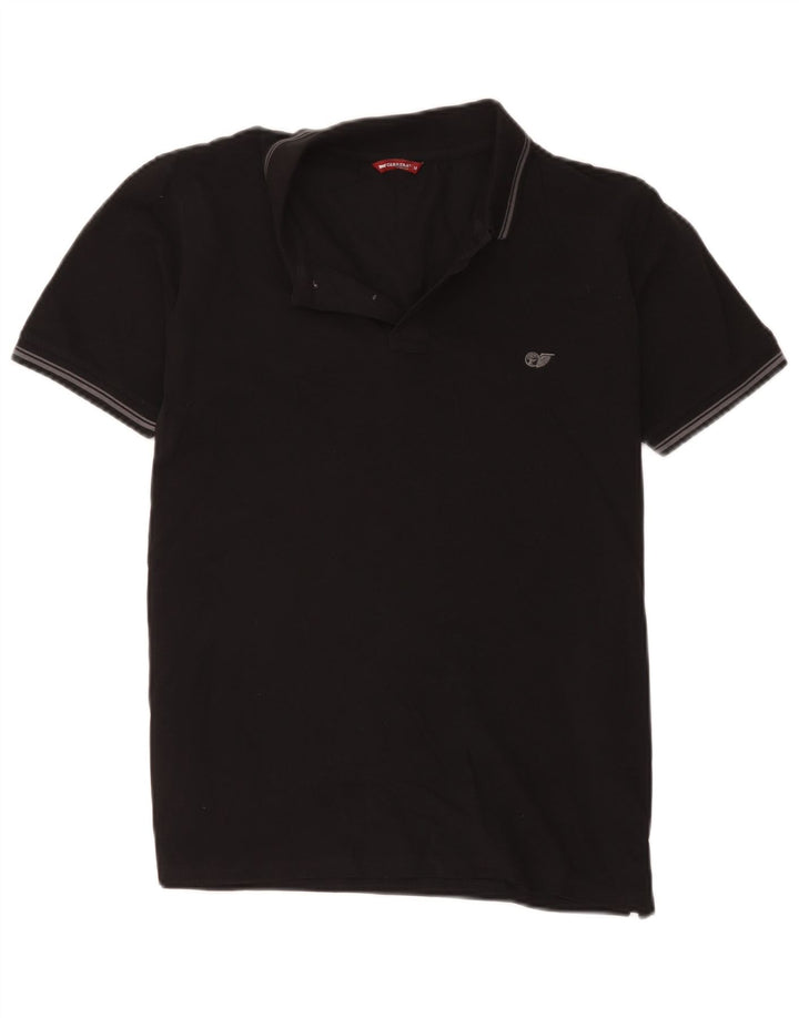 Carrera Herren Poloshirt Mittelschwarze Baumwolle