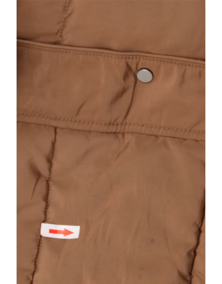 Hobbs Wattierter Damenmantel UK 8 Small Brown Colourblock Polyester