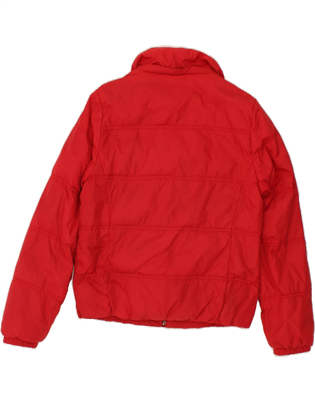 JACK WILLS Womens Padded Jacket UK 12 Medium Red Nylon Vintage Jack Wills and Second-Hand Jack Wills from Messina Hembry 