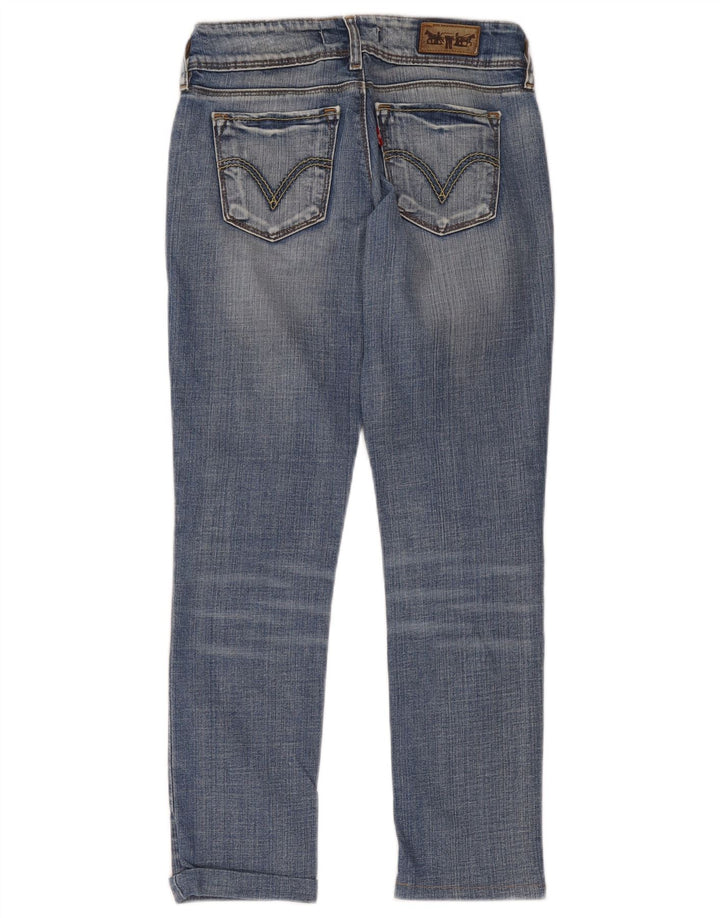 Levi's Damen 571 Slim Jeans W27 L34 Blaue Baumwolle