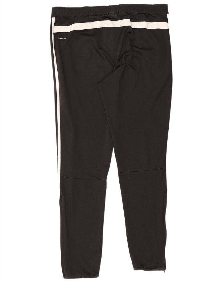 Adidas Herren Climacool Trainingshose, groß, schwarzes Farbblock-Polyester