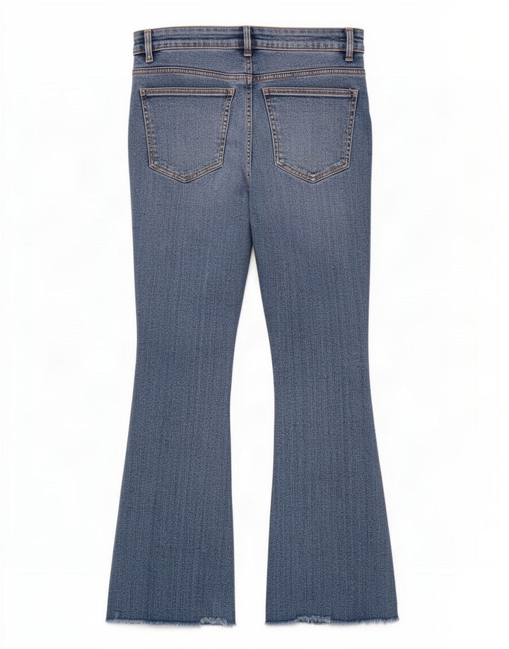 Zara Damen Schlagjeans EU 36 XS W26 L25 Blau