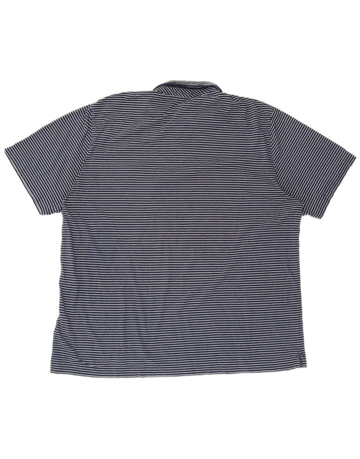 VINEYARD VINES Herren-Poloshirt mit klassischer Passform, XL, Marineblau, Nadelstreifen-Baumwolle