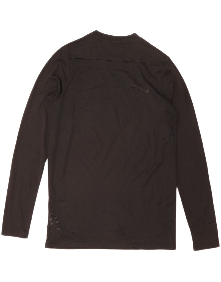 Nike Herren Dri Fit Top Langarm Medium Schwarz Polyester