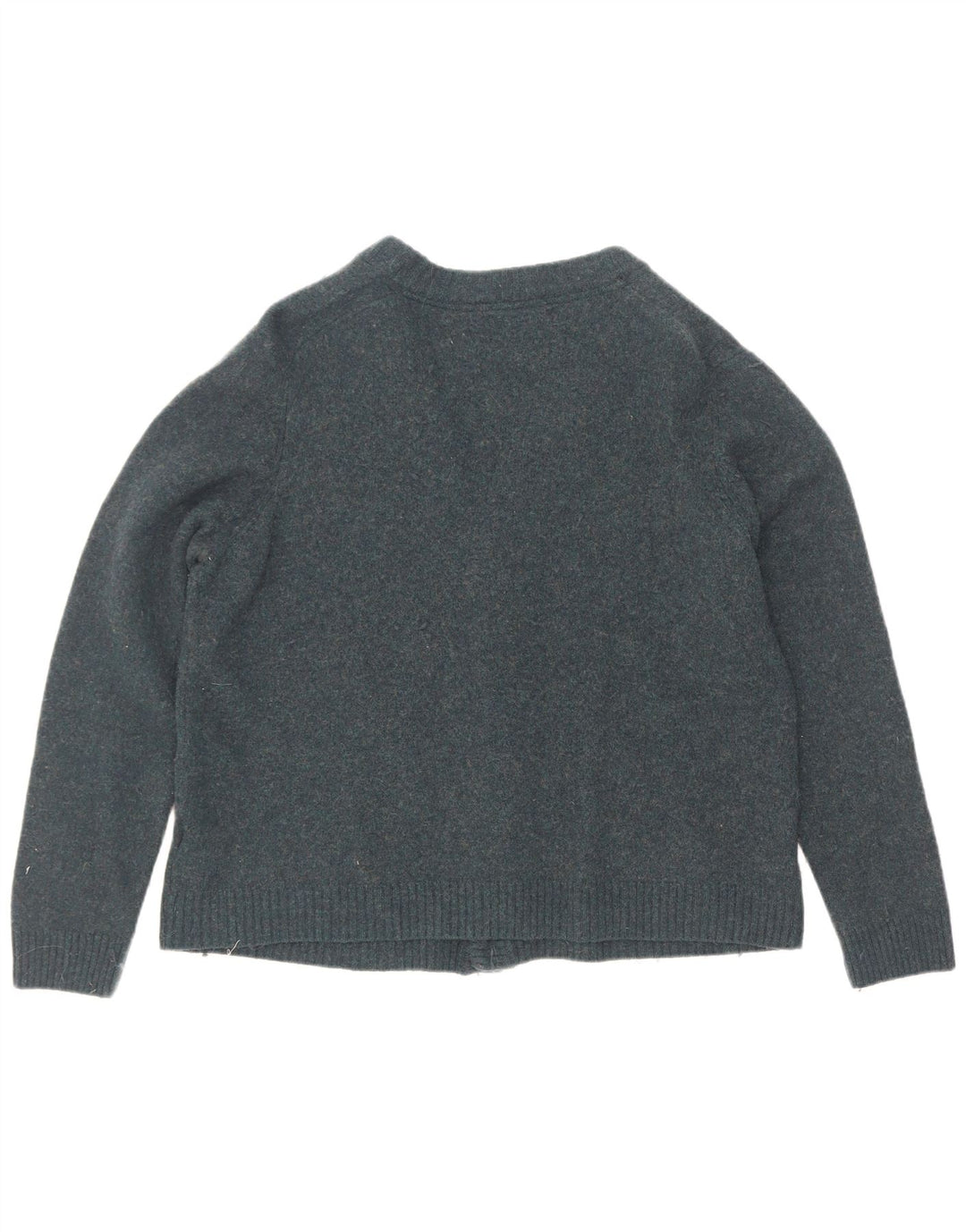Marks & Spencer Herren Strickjacke 2XL Blaue Wolle