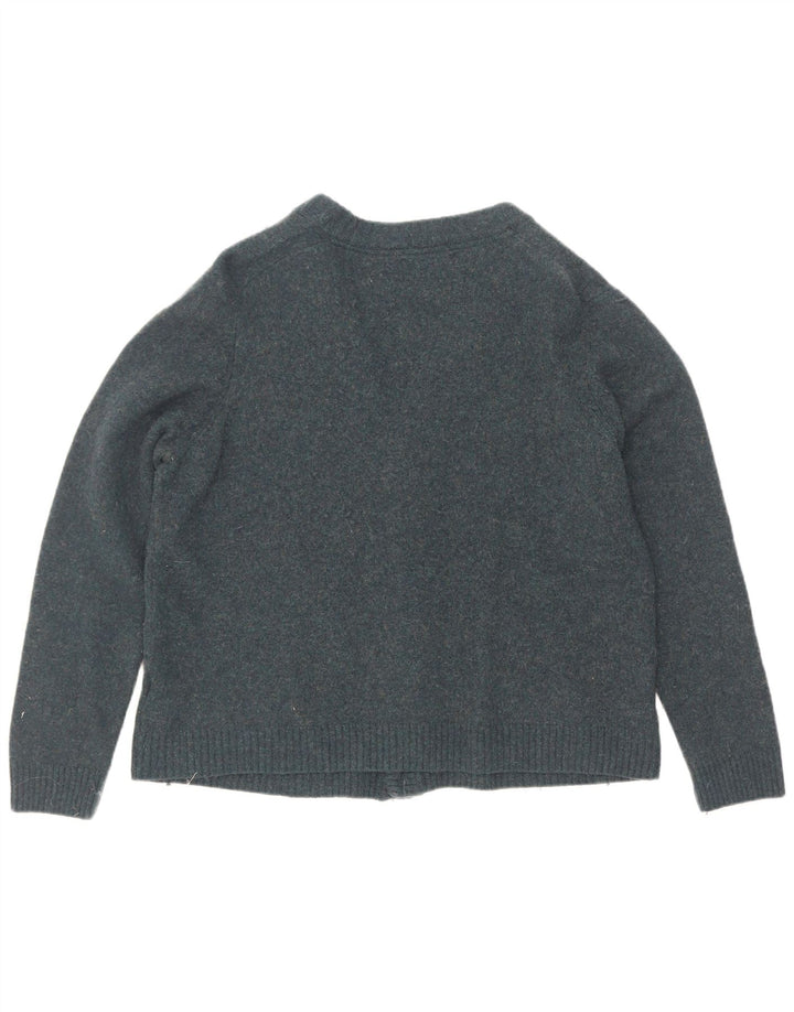 Marks & Spencer Herren Strickjacke 2XL Blaue Wolle