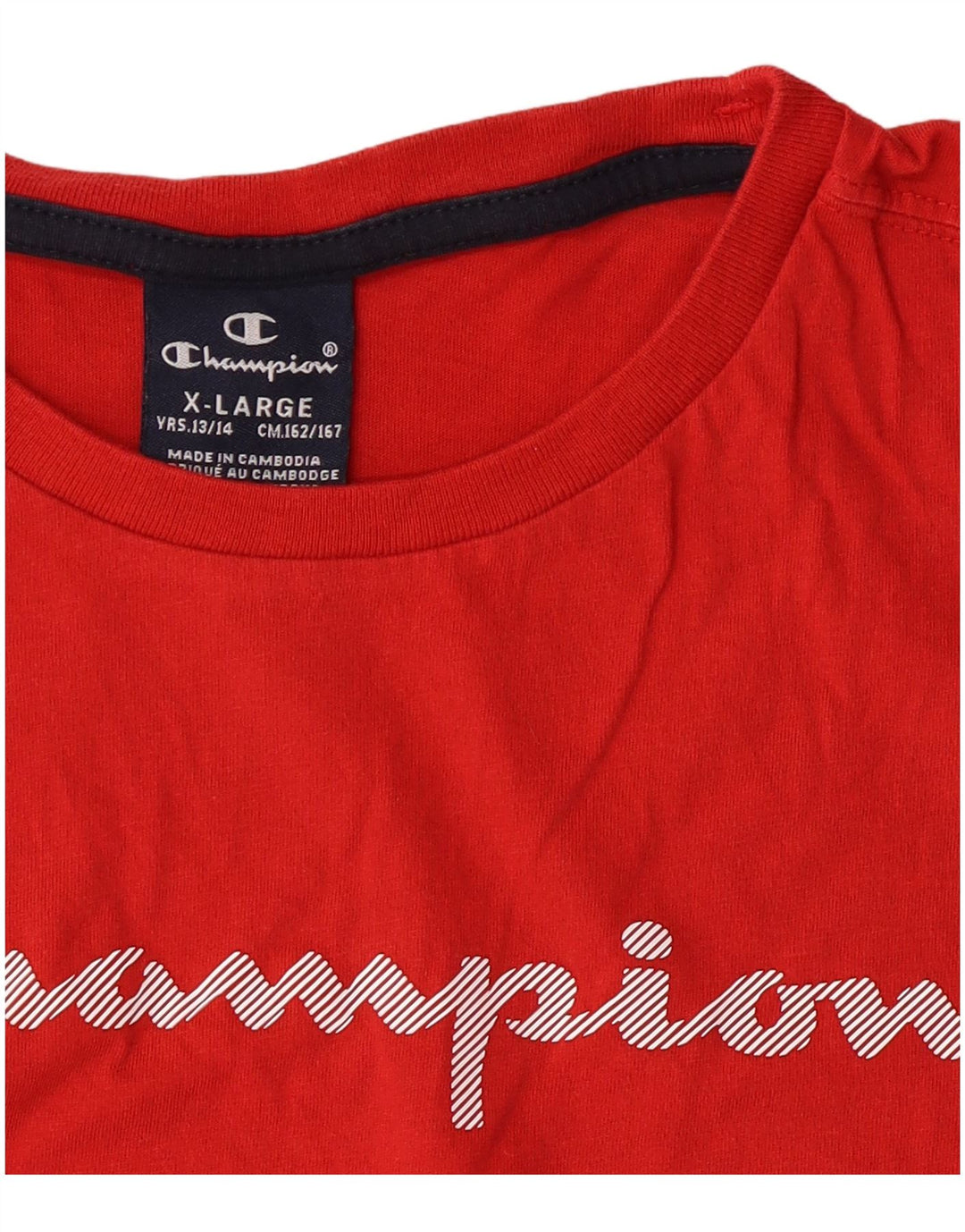 Champion Jungen-Top mit Grafik, 13–14 Jahre, XL, Rot