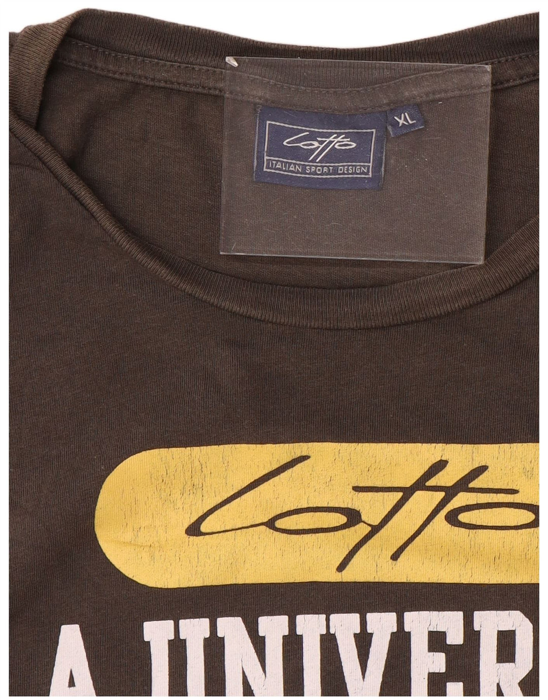 LOTTO Herren Grafik T-Shirt Top XL Braun