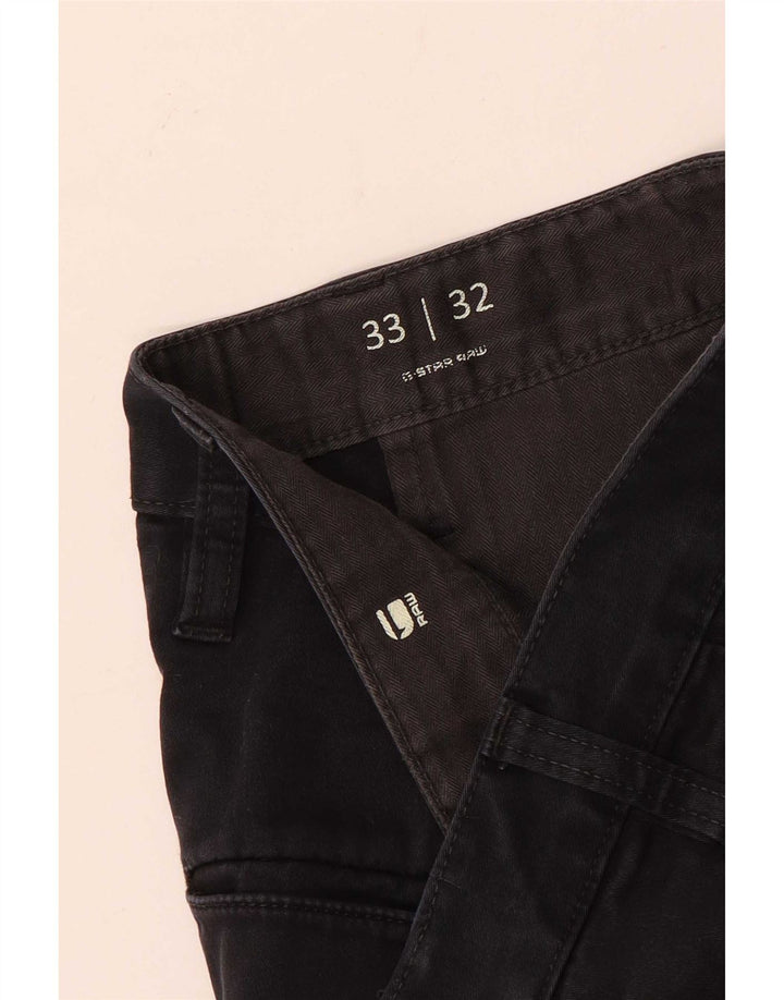 G-Star Slim Chino-Hose für Herren, W33, L32, Schwarz