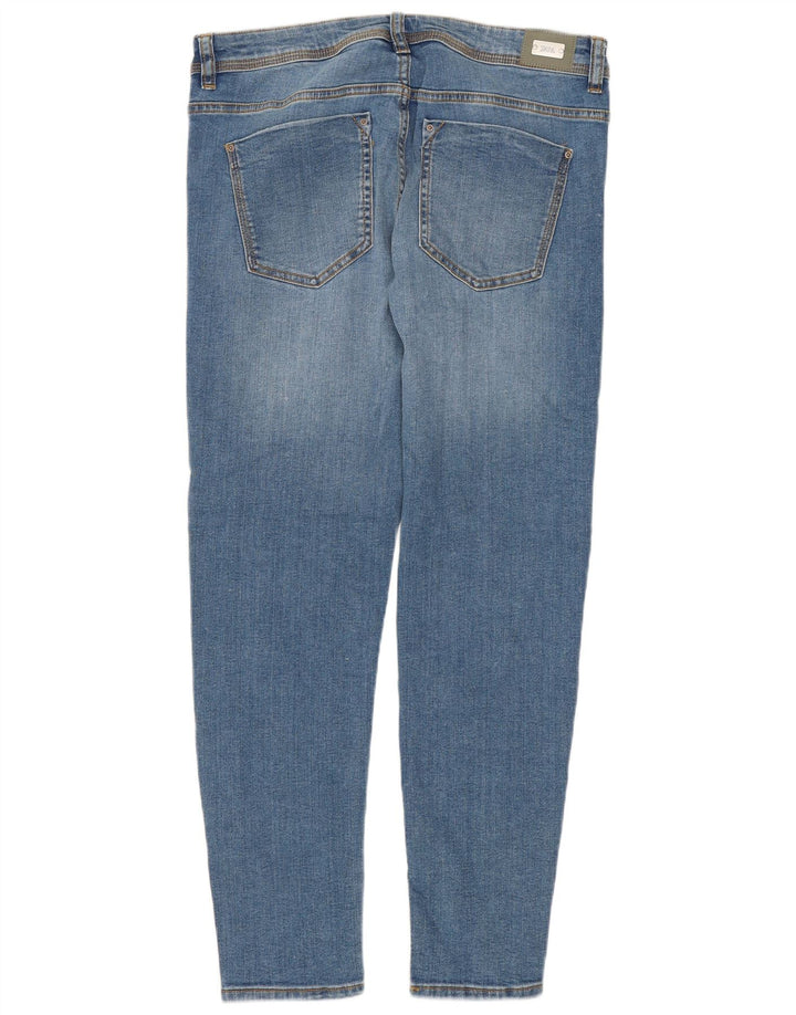 Zara Damen Slim Jeans EU 40 Medium W30 L26 Blaue Baumwolle