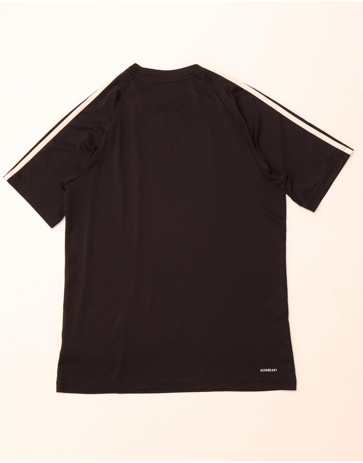 ADIDAS Herren Aeroready T-Shirt Top Medium Schwarz Polyester