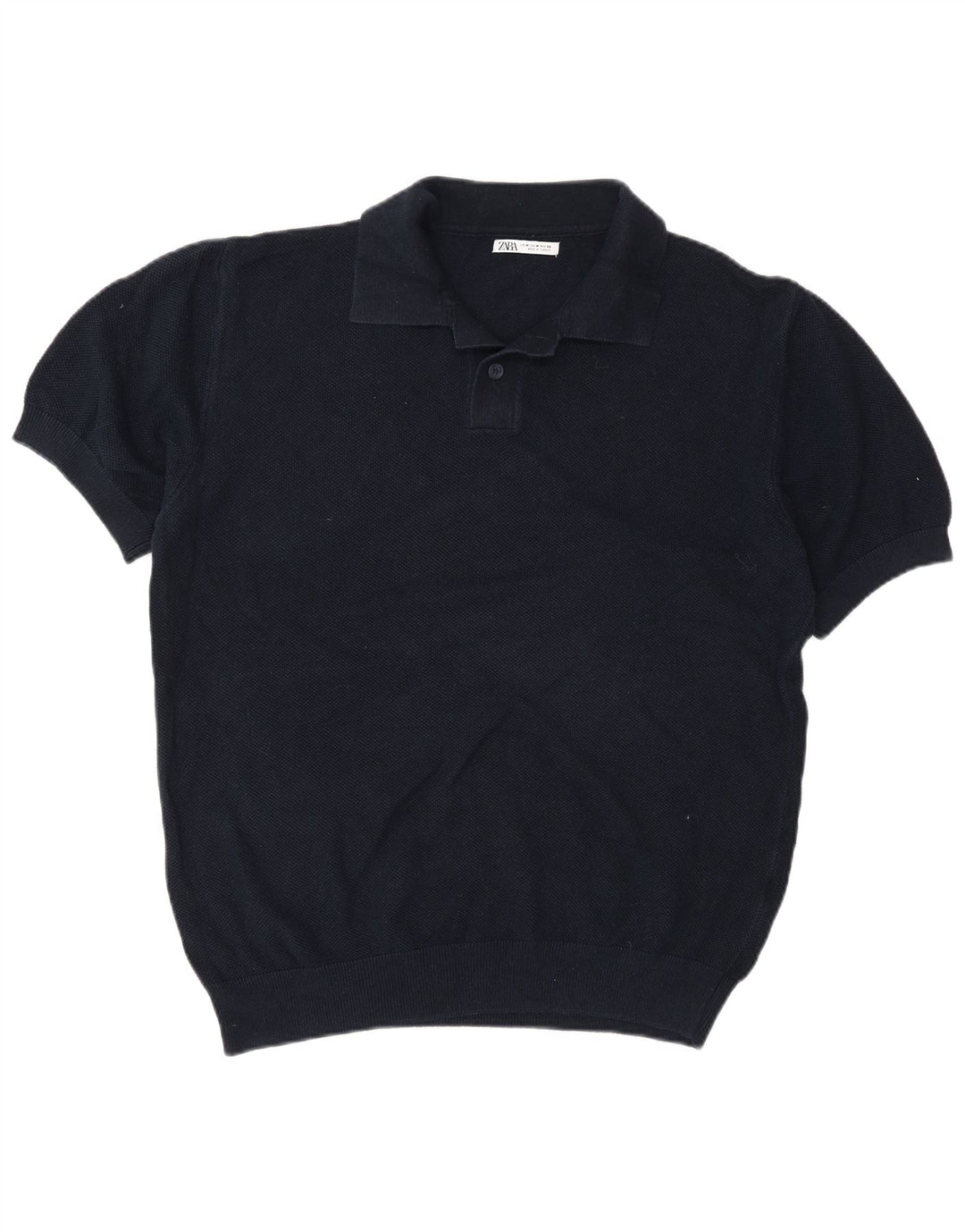 Zara Herren Poloshirt Medium Marineblau