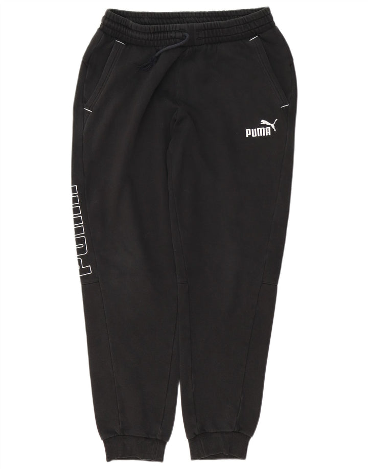 Puma Herren-Trainingshose mit Grafik, mittelschwarz, Baumwolle