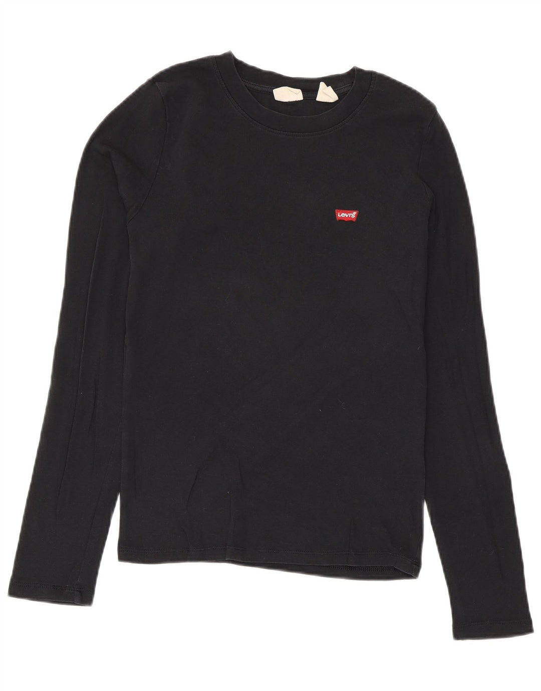 Levi's Damen Top Langarm UK 12 Medium Schwarz