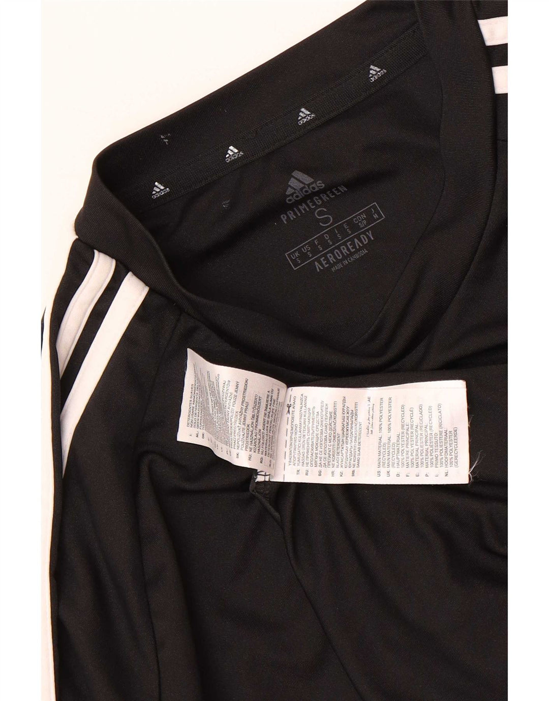 Adidas Herren Aeroready Graphic T-Shirt Top Small Schwarz Polyester