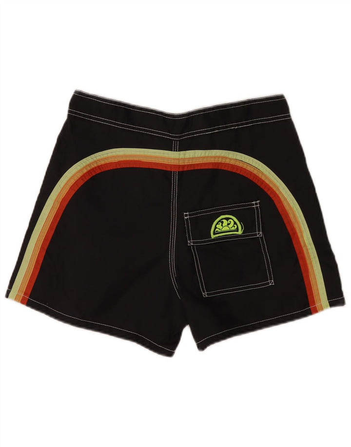Sundek Herren-Badeshorts, klein, aus schwarzem Nylon