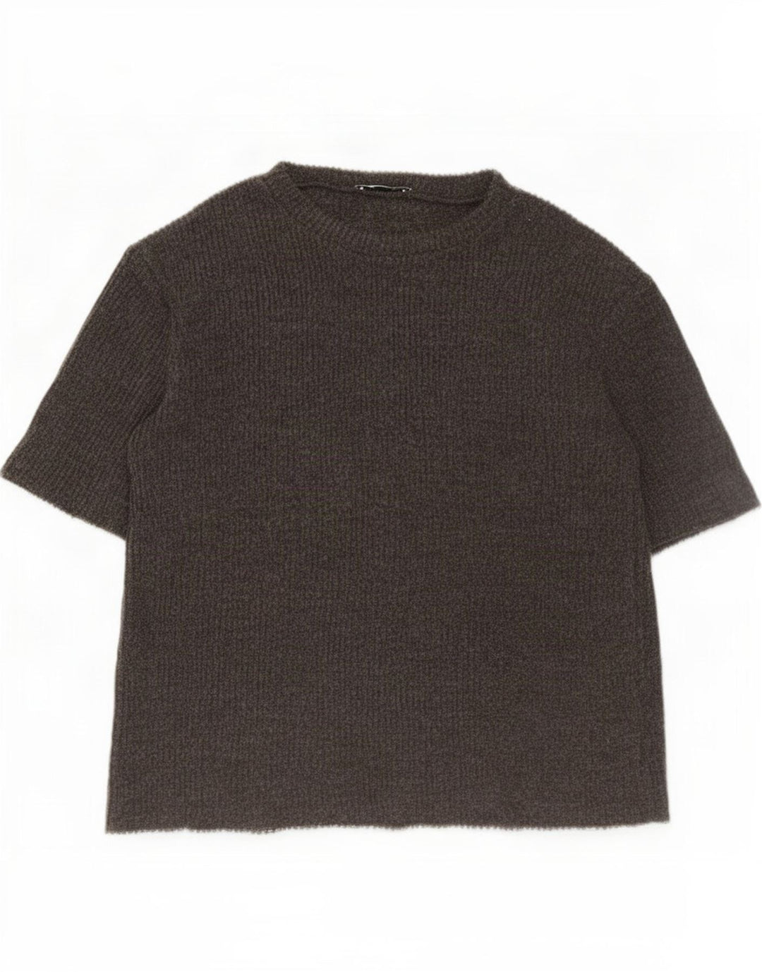 Zara Damen Übergroßes T-Shirt Top UK 10 Small Grau