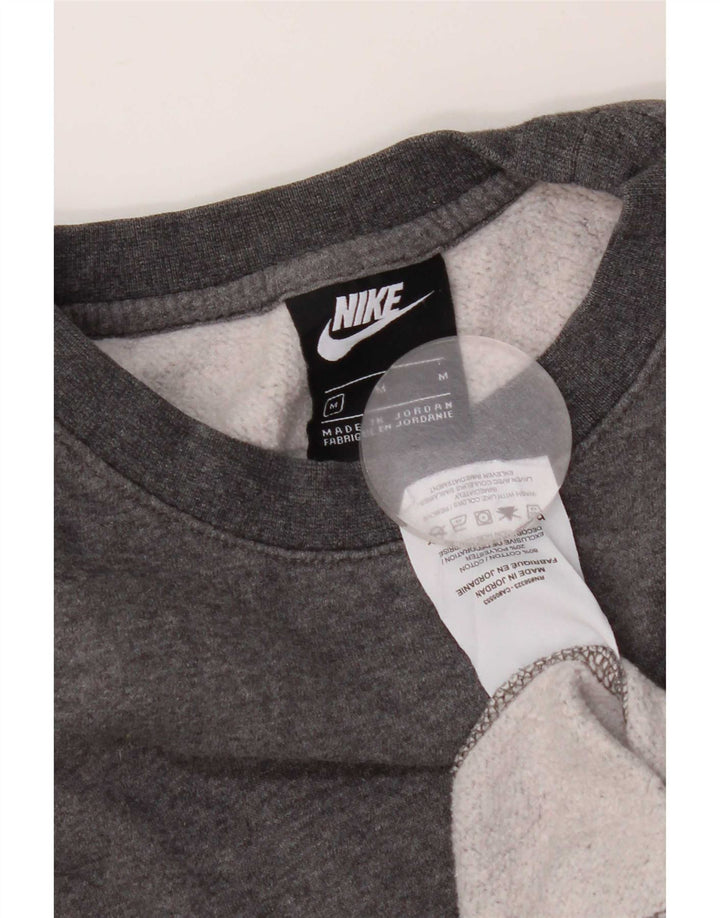 Nike Damen-Sweatshirt in Übergröße, Größe UK 14, mittelgraue Baumwolle