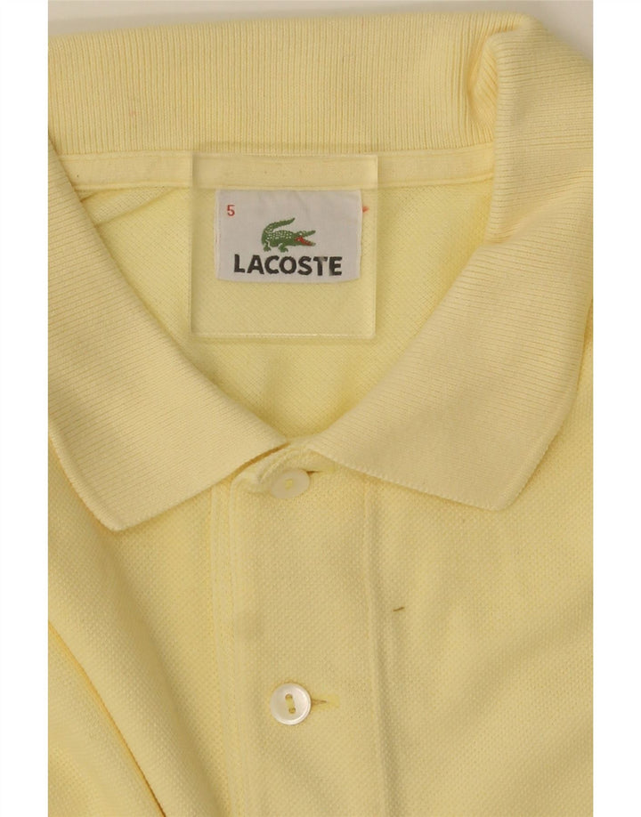 Lacoste Herren Poloshirt Größe 5 Large Gelb