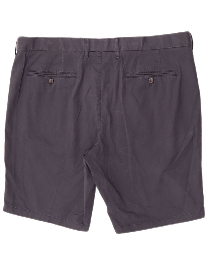 Marks & Spencer Herren Chinoshorts W42 2XL Marineblau Baumwolle