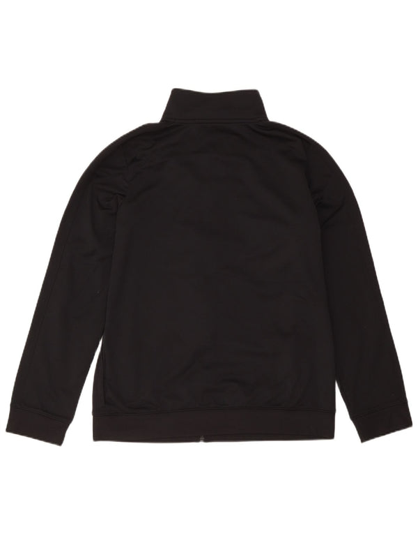Under Armour Jungen-Trainingsanzug-Top-Jacke, 14–15 Jahre, XL, schwarzes Polyester