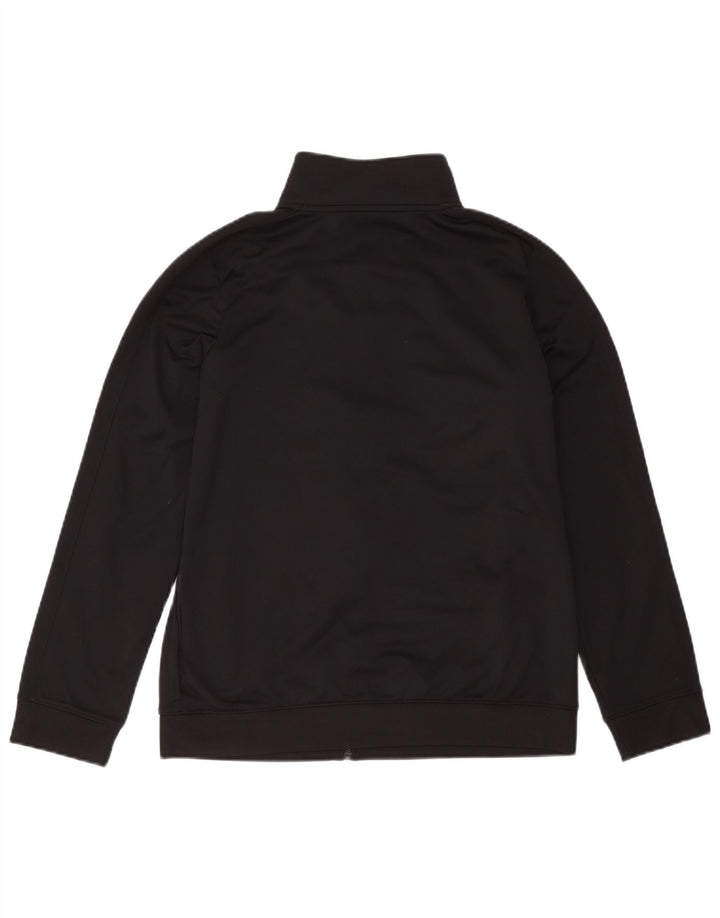 Under Armour Jungen-Trainingsanzug-Top-Jacke, 14–15 Jahre, XL, schwarzes Polyester