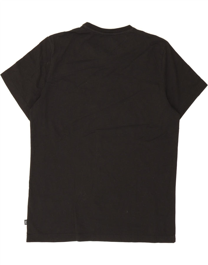 PUMA Mens Graphic T-Shirt Top Large Black Cotton Vintage Puma and Second-Hand Puma from Messina Hembry 