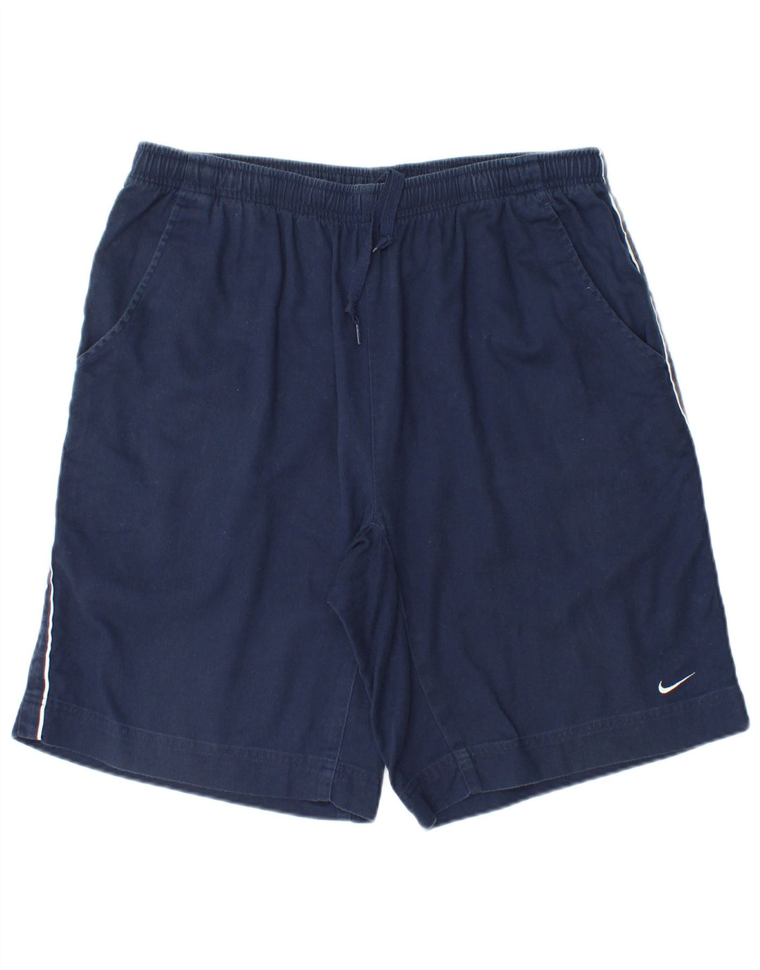 NIKE Herren-Freizeitshorts XL W37 Marineblaue Baumwolle