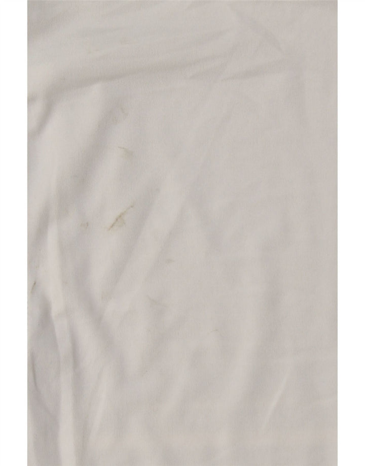 IZOD Herren-Poloshirt XL, weißes Colourblock-Polyester