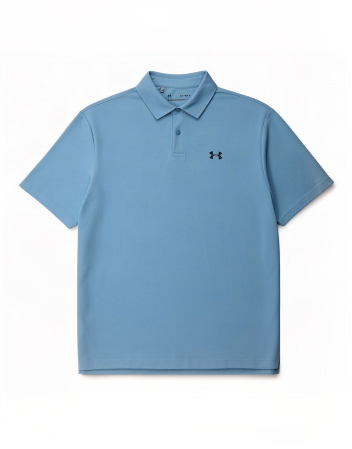 Under Armour Herren-Poloshirt, großes blaues Polyester