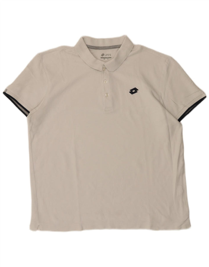 Lotto Herren Life's Poloshirt XL Weiß