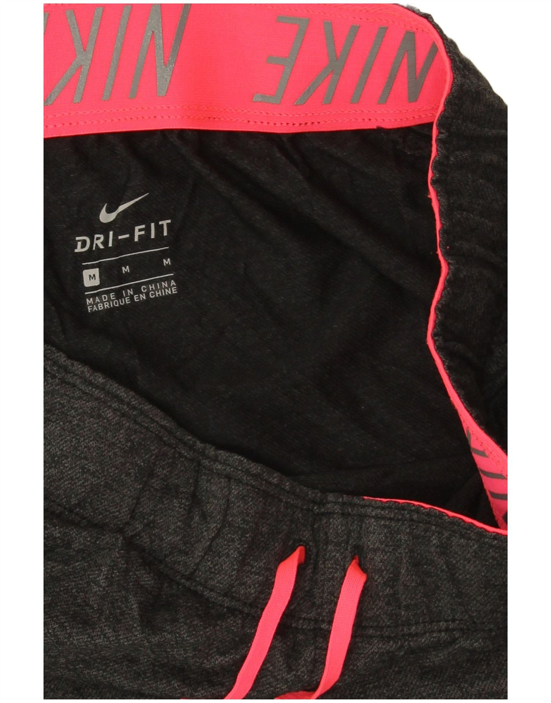 Nike Damen Dri Fit Sport Shorts UK 14 Mittelgraues Polyester