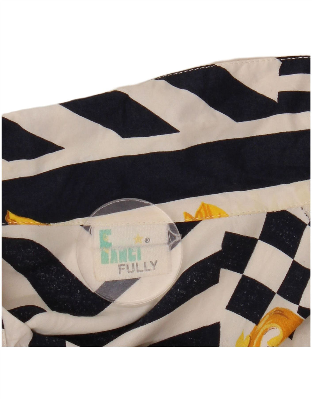 Fancy Fully Damen-Hemdbluse mit abstraktem Muster, UK 20 2XL, mehrfarbig